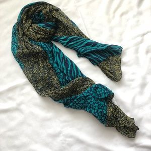 Patterned scarf from Florence, Italy